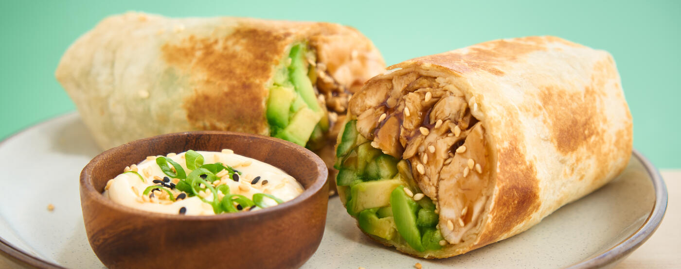 Quick and Easy Teriyaki Chicken Wraps Feed Good Rewards